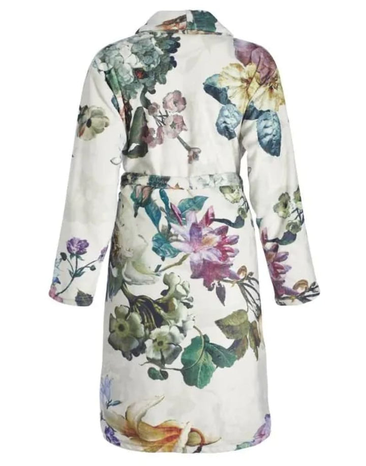 XS Fleur Bathrobe Ecru 100% Polyester