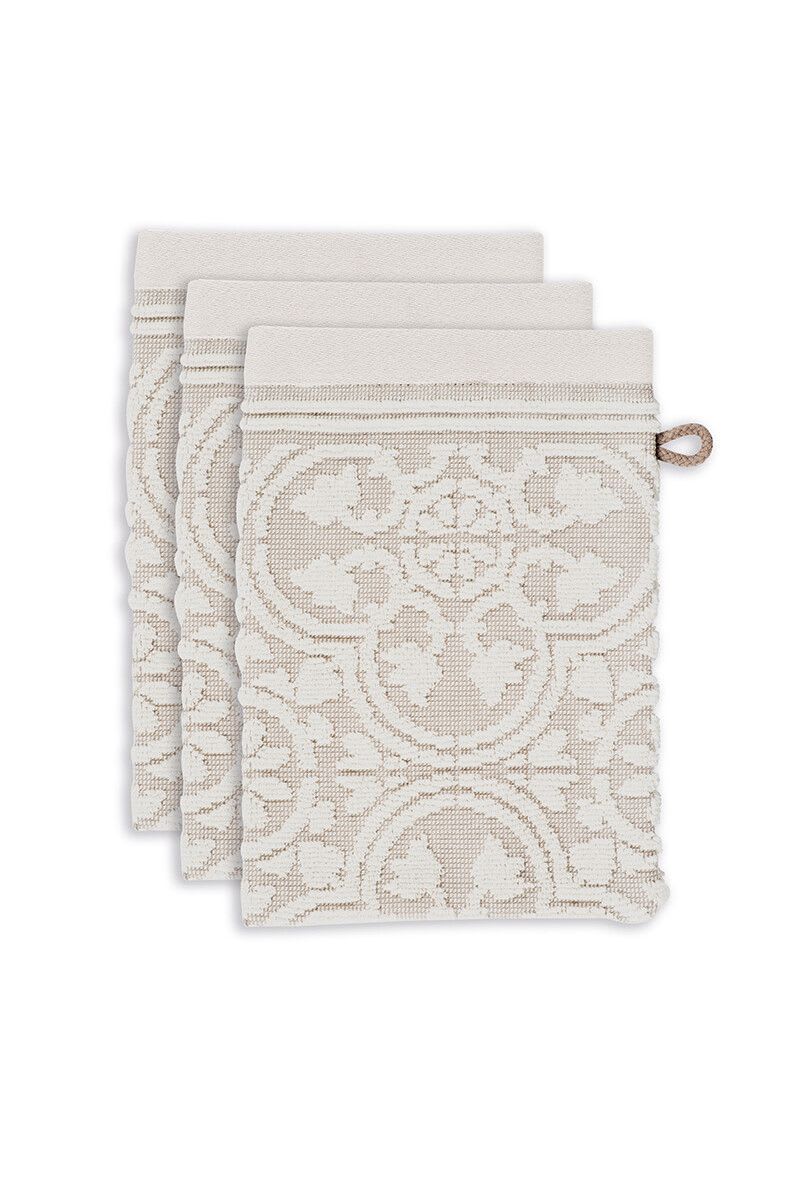 Produktbillede af PIP Tile de Pip Khaki 16x22 Vaskehandske på tilbud i høj kvalitet
