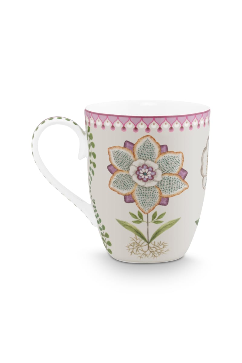 Mug Large Lily&Lotus Off White 350ml