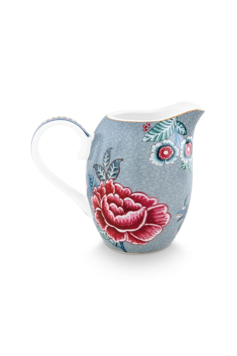 Produktbillede af Jug Small Flower Festival Light Blue 250ml på tilbud i høj kvalitet