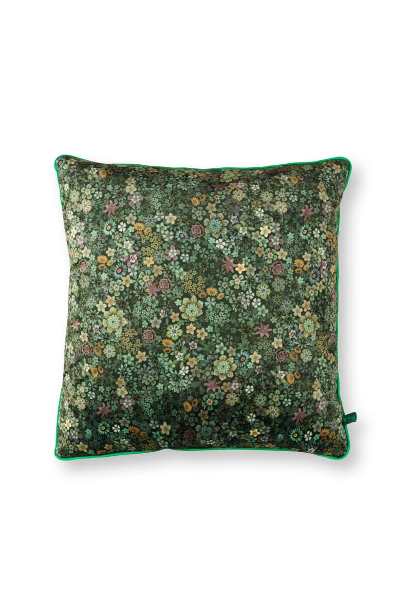 Produktbillede af Cushion Tutti i Fiori Green 50x50cm på tilbud i høj kvalitet