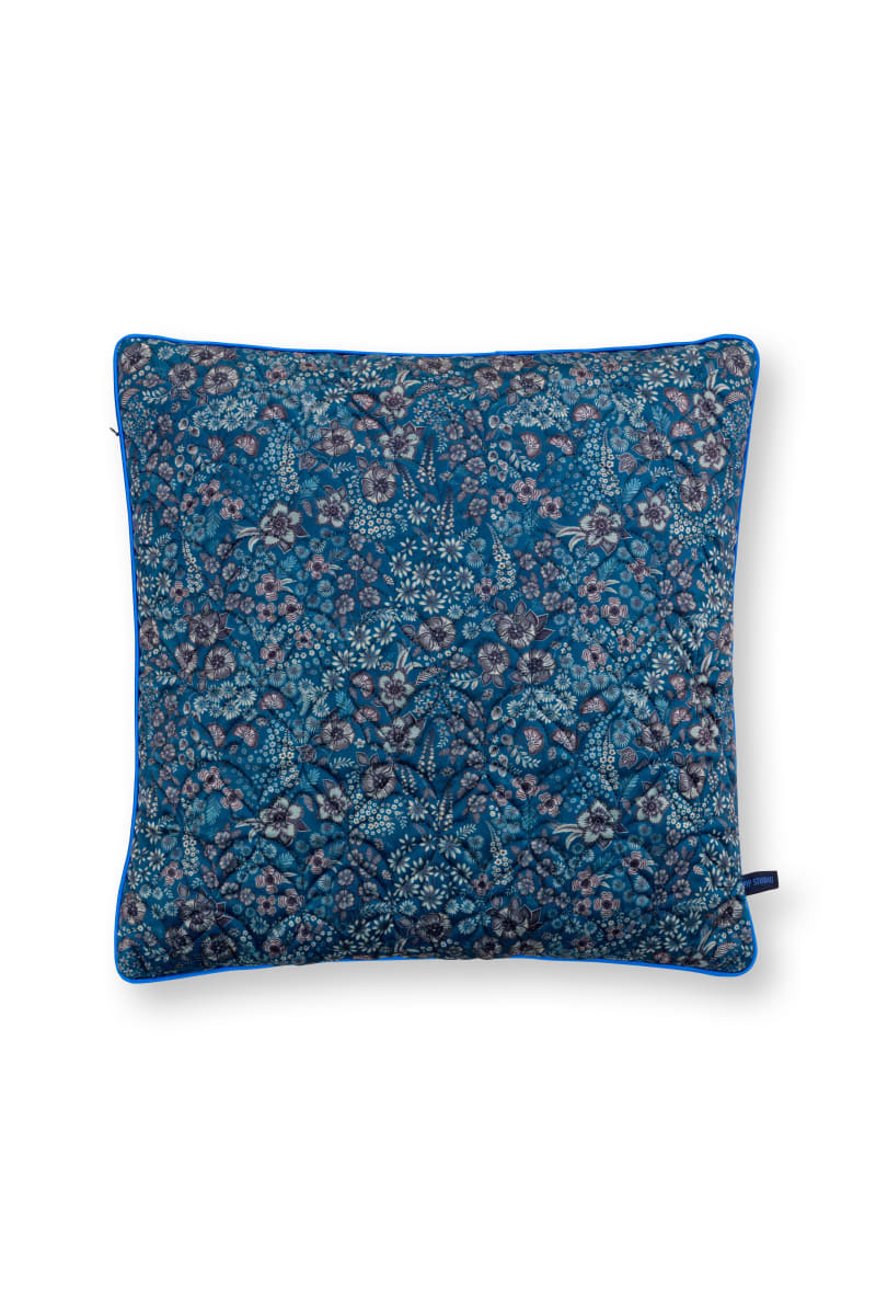 Produktbillede af Cushion Quilted Daisy Dreams Blue 50x50cm på tilbud i høj kvalitet