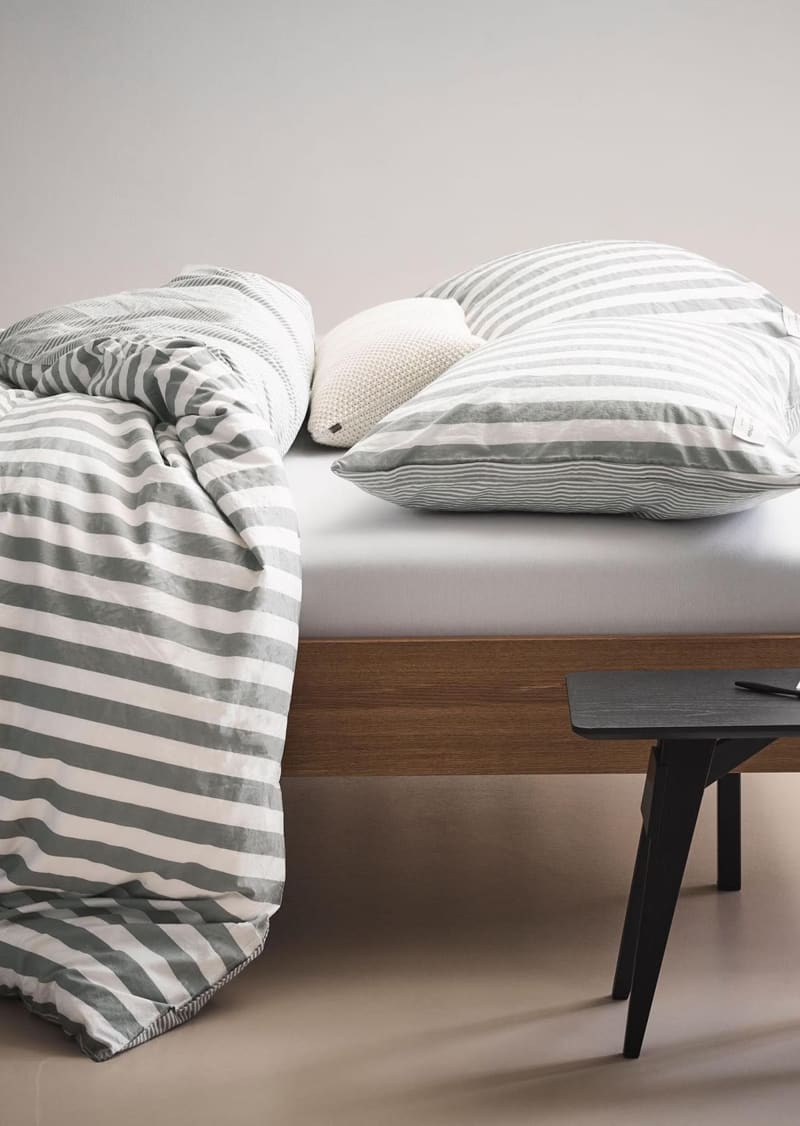 Produktbillede af Marc O`Polo Mikkeli Duvet Cover Grey 140x200 på tilbud i høj kvalitet