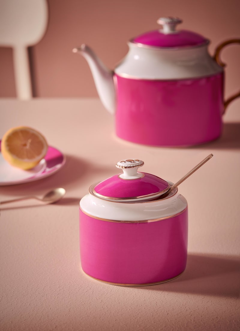 Produktbillede af Sugar Bowl Pip Chique Gold-Pink 550ml på tilbud i høj kvalitet