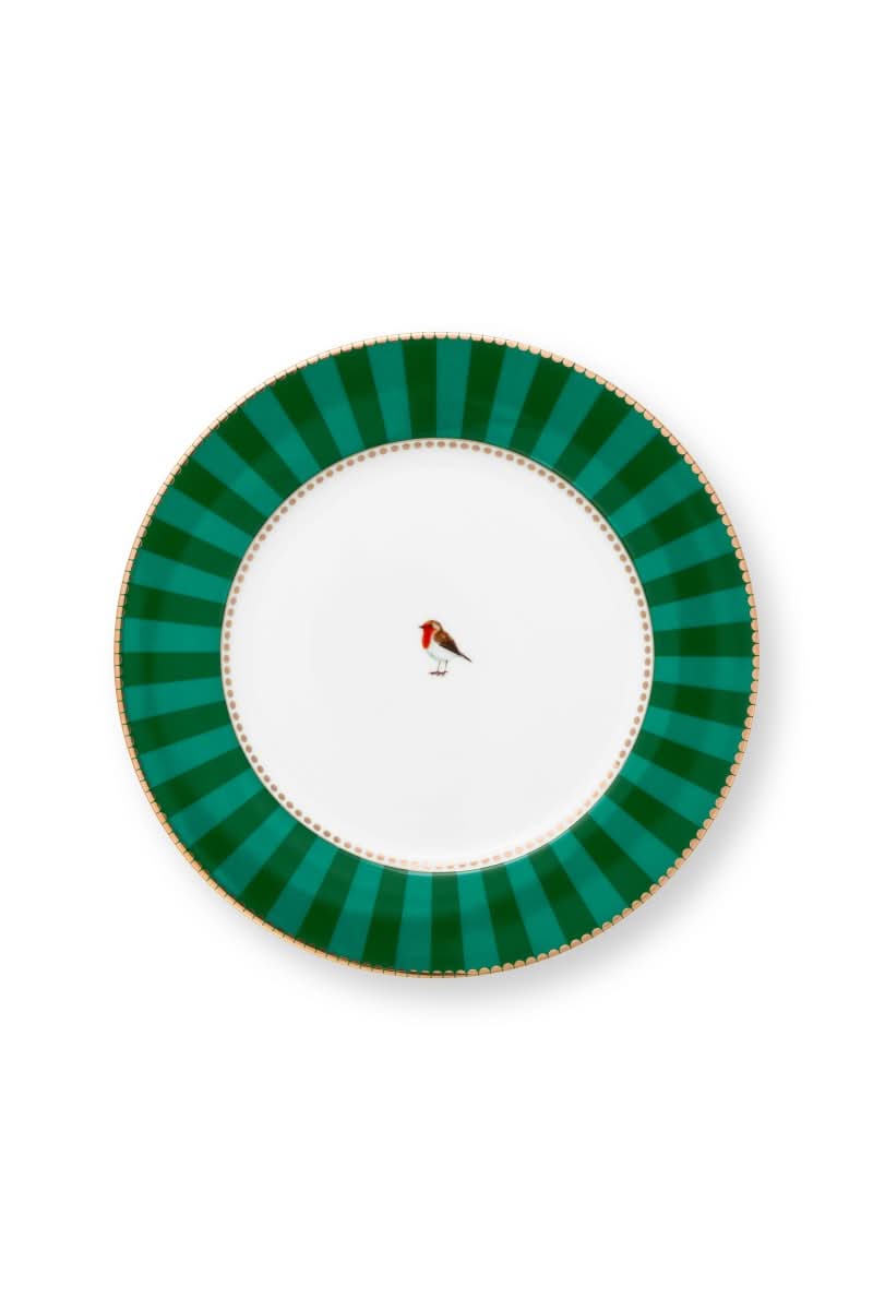 Se tilbud på Plate Love Birds Stripes Emerald-Green 21cm! Billigt udsalg på Pip Studio. Køb online nu! Hurtig levering, billig fragt. Varenummer: CADEC-51.001.465. Spar op til 64%.