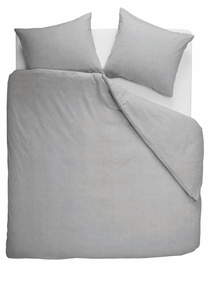 Flonel Frost Lysegrå 140x200