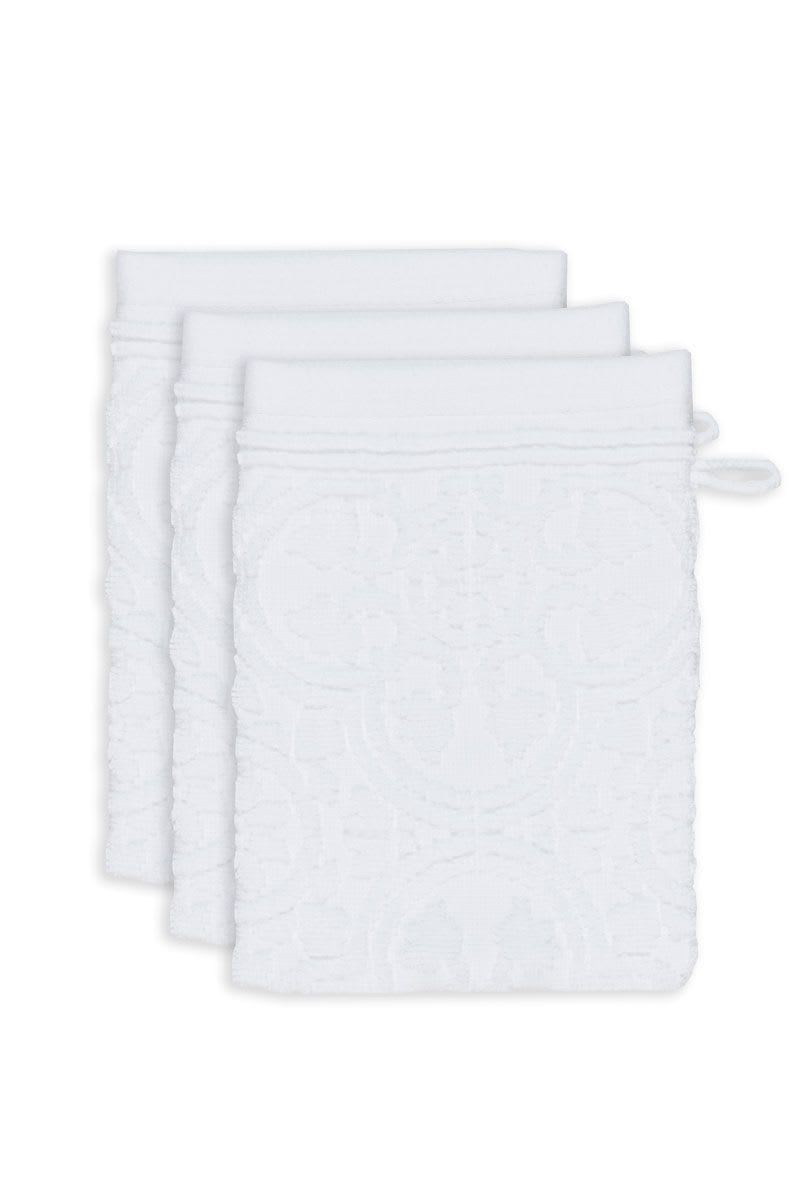 Produktbillede af PIP Tile de Pip White 16x22 Vaskehandske på tilbud i høj kvalitet