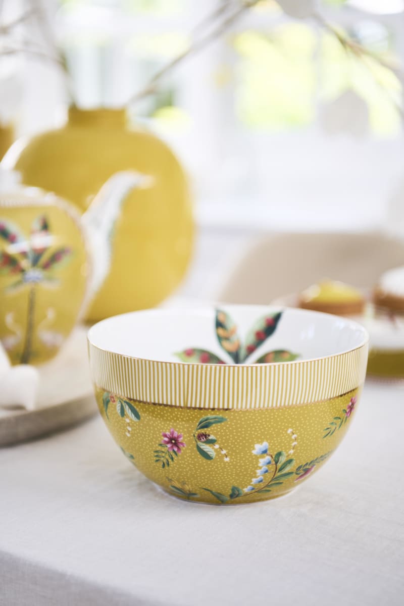 Produktbillede af Bowl La Majorelle Yellow 18cm på tilbud i høj kvalitet