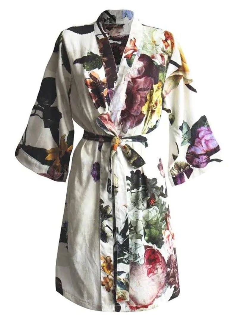 Produktbillede af Fleur ecru kimono XL på tilbud i høj kvalitet