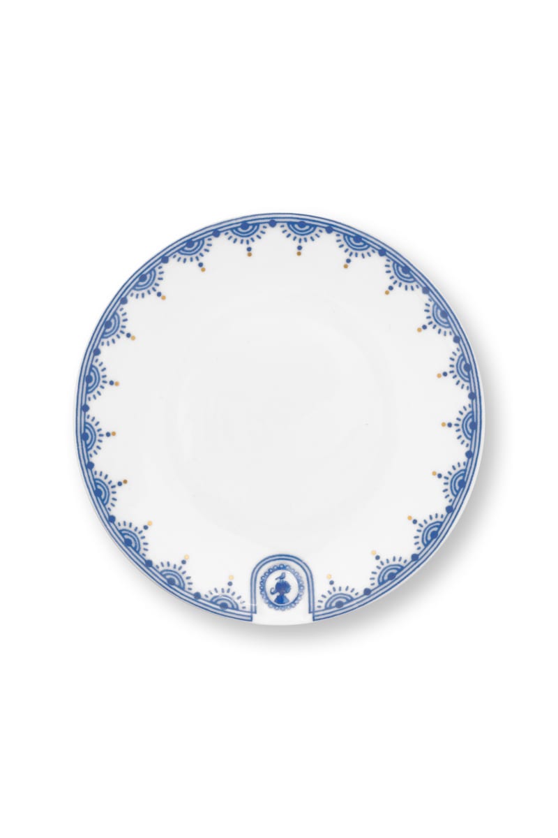 Produktbillede af Plate Pip&The Blue Bird White 12cm på tilbud i høj kvalitet