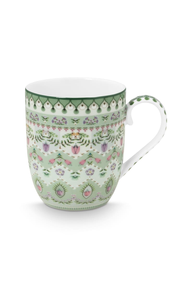 Produktbillede af Pip Studio Mug Small Lily & Lotus Moon Delight Light Green 145ml på tilbud i høj kvalitet