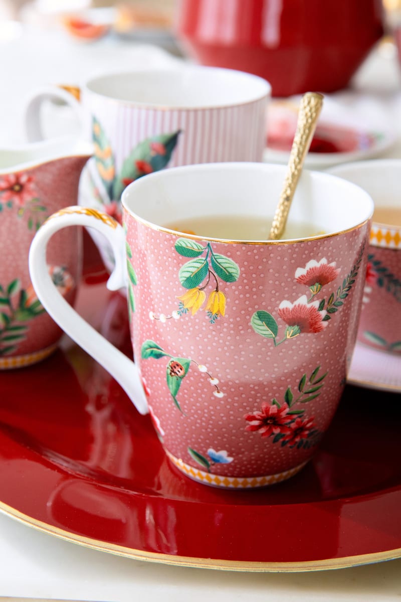 Produktbillede af Mug Large La Majorelle Pink 350ml på tilbud i høj kvalitet