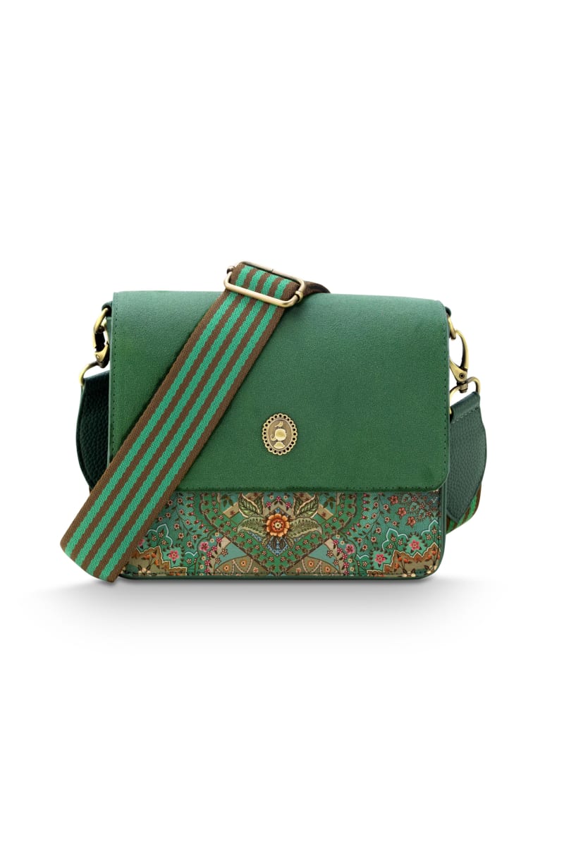 Produktbillede af Fenna Cross Body Bag Small Jabali Green19x6x16cm på tilbud i høj kvalitet