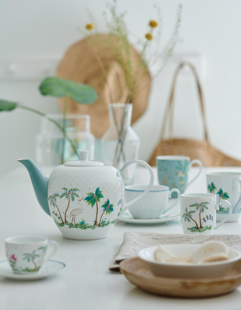 Produktbillede af TeaPot Large Jolie Dots Gold 1.6ltr på tilbud i høj kvalitet