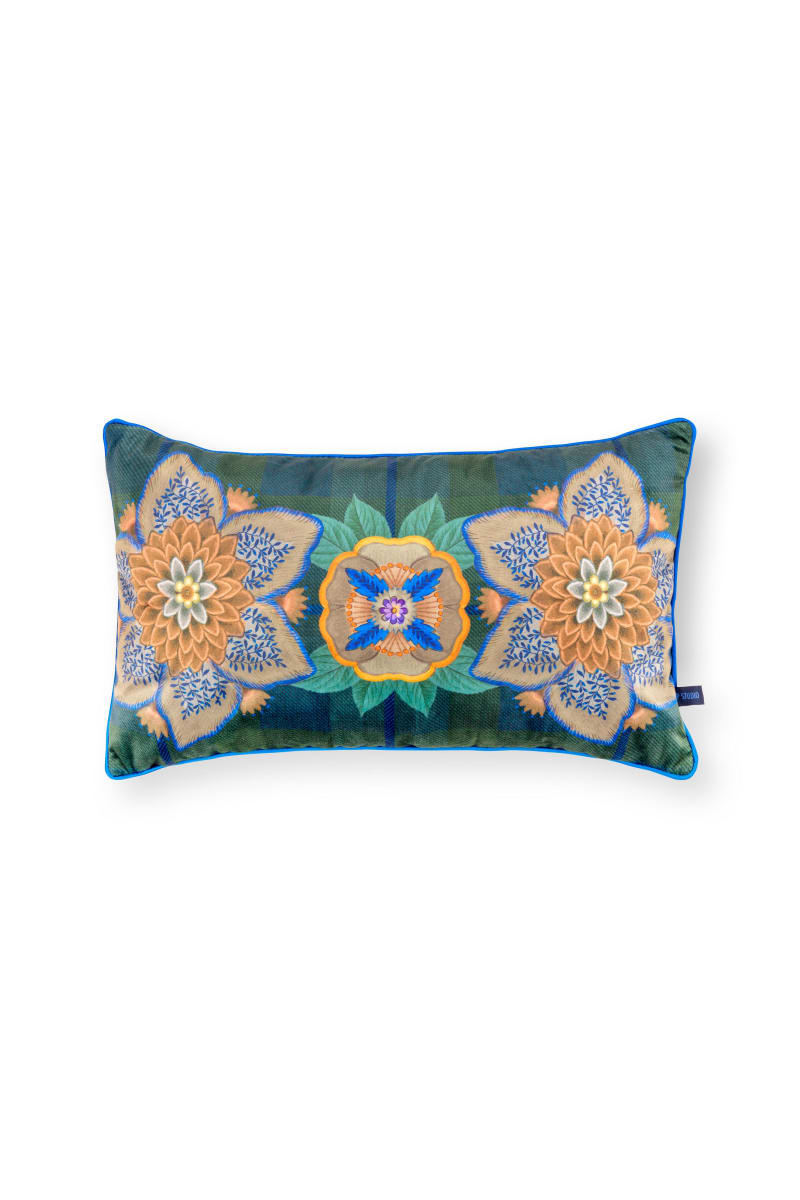 Produktbillede af Cushion Flores Felices Blue 30x50cm på tilbud i høj kvalitet