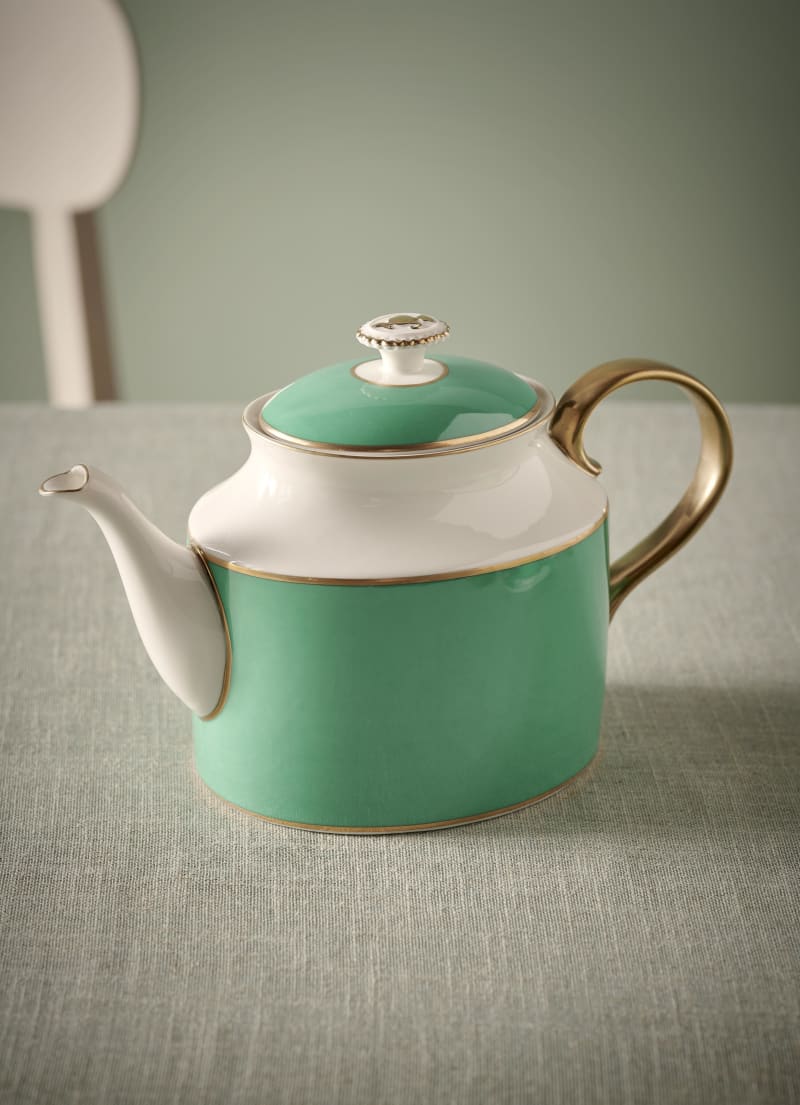 Produktbillede af TeaPot Large Pip Chique Gold-Green 1.8ltr på tilbud i høj kvalitet