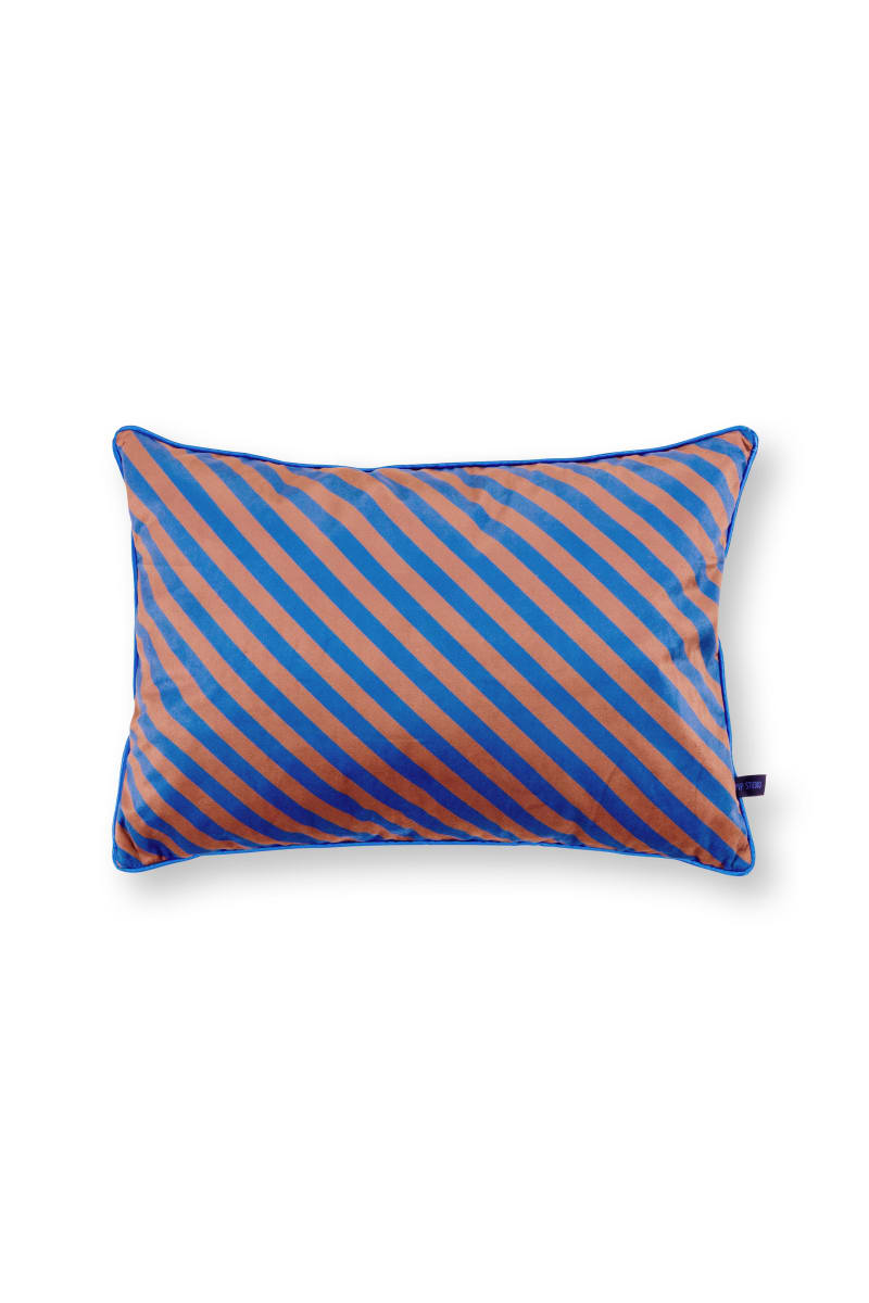 Produktbillede af Cushion Block Stripes Blue 35x50cm på tilbud i høj kvalitet