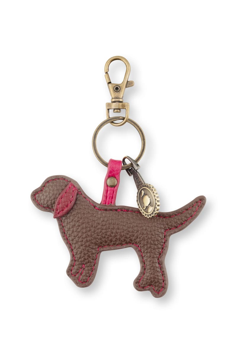 Produktbillede af Pip Studio Pucky Ornament Dog Brown 9.5x1x6cm på tilbud i høj kvalitet