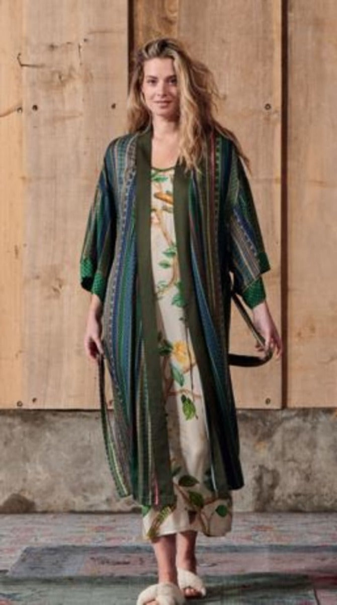 Produktbillede af L Noelle Kimono Ribbon Green/Blue L på tilbud i høj kvalitet