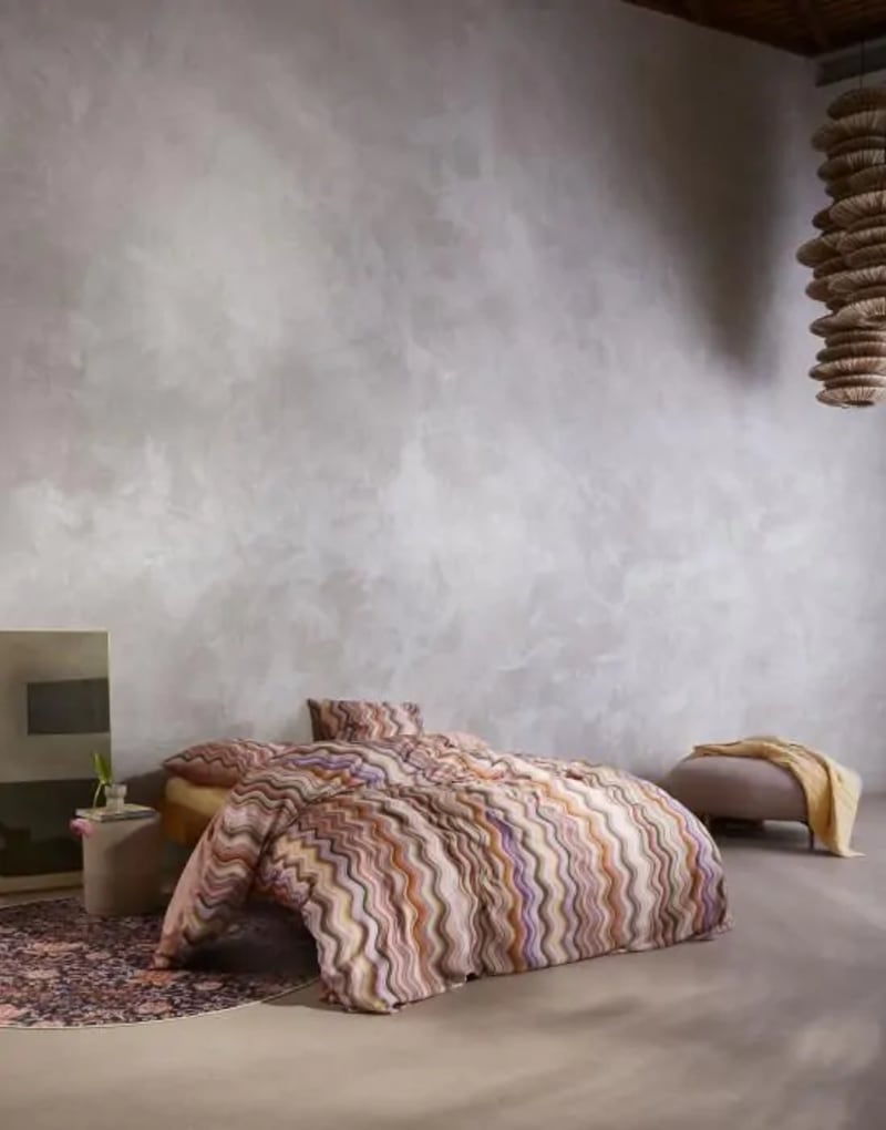 Produktbillede af Essenza Sol Duvet cover Antique pink 140x220 på tilbud i høj kvalitet