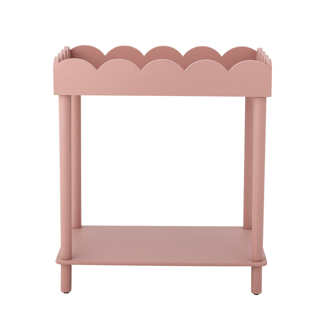 CREATIVE COLLECTION Isola sidebord m. 1 hylde rosa fyrretræ L60xH68xB40