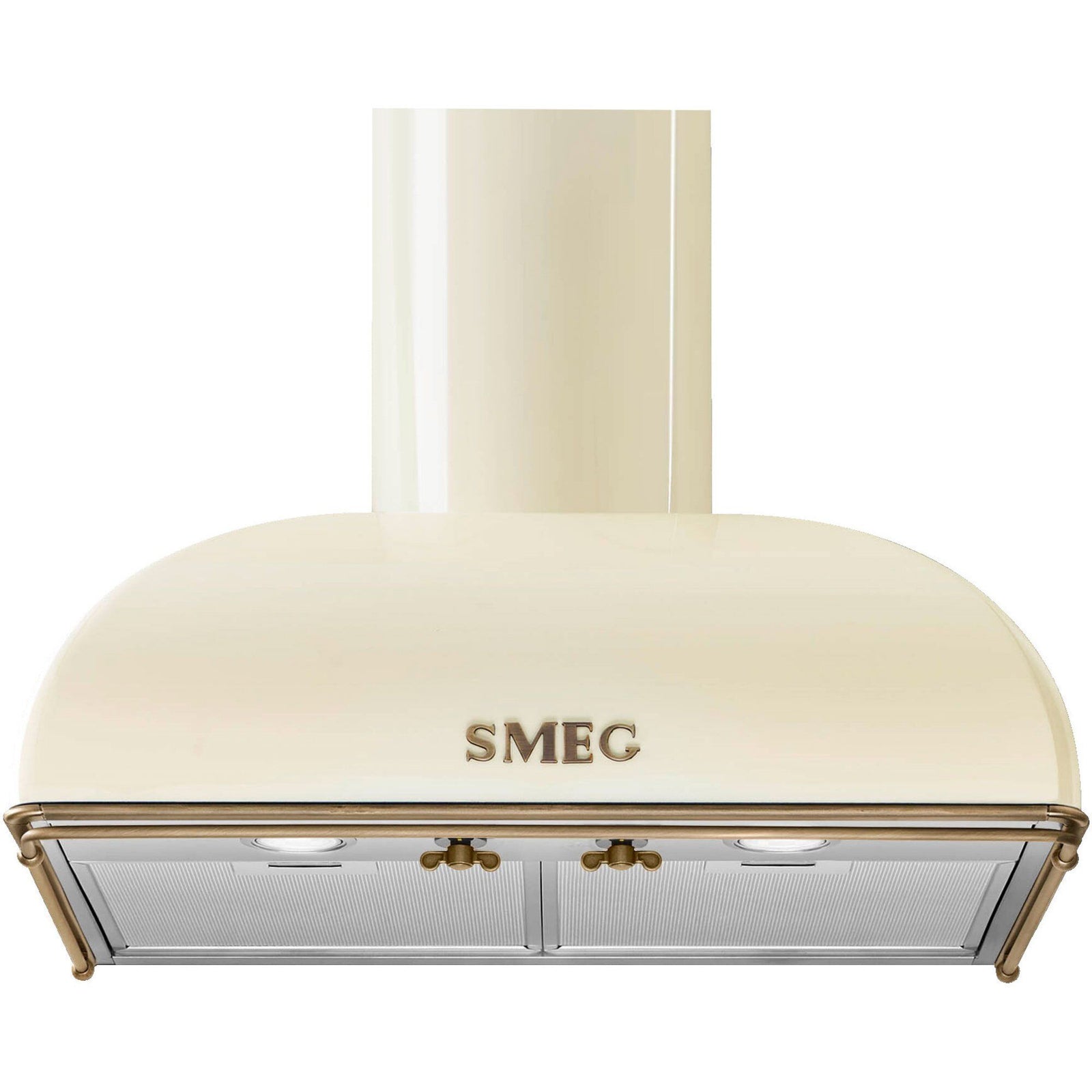 Smeg Smeg KS59POE2 Emhætte creme – vinkelbillede (Emhætter)