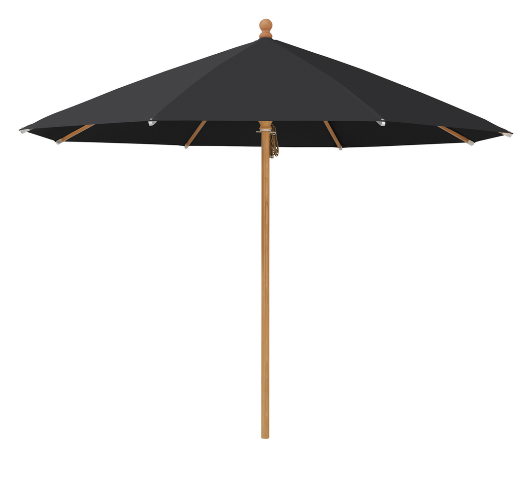Produktbillede af Piazzino Ø350cm uden frisekant Sort på tilbud