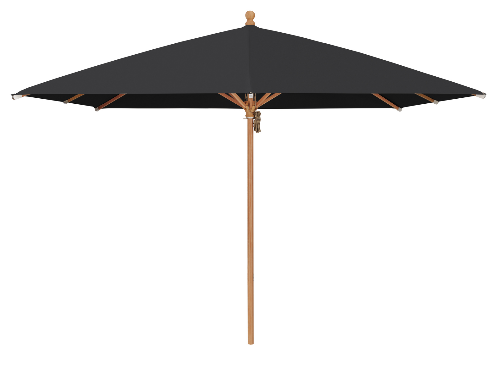 Produktbillede af Piazzino 300x300cm uden frisekant Sort på tilbud
