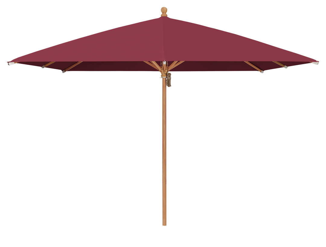 Produktbillede af Piazzino 300x300cm uden frisekant VinrØd på tilbud