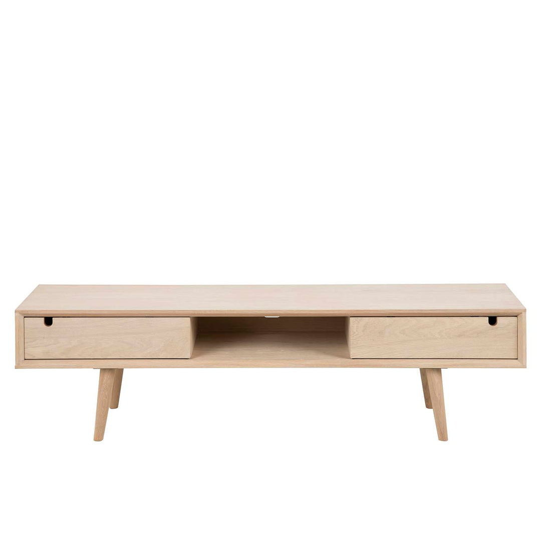 Produktbillede af ACT NORDIC Century TV-bord m. 2 låger hvidpigmenteret egetræsfiner og eg 160x38 i premium kvalitet