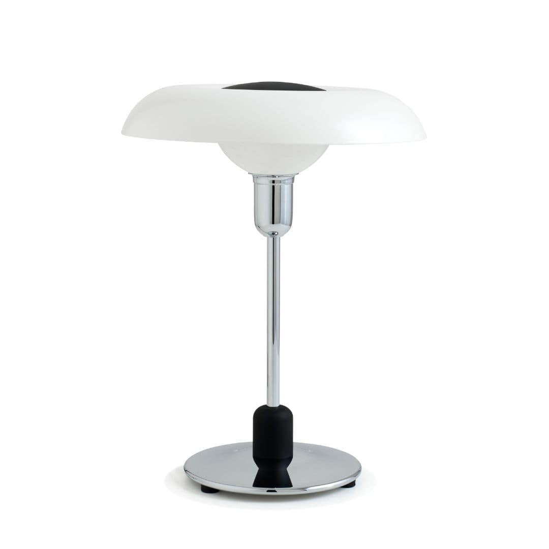 Produktbillede af Piet Hein RA Bordlampe Hvid Ø25 i premium kvalitet
