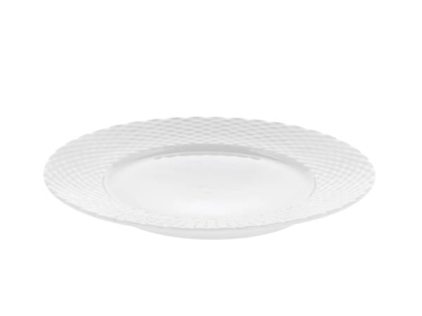 Produktbillede af Pillivuyt Basket Tallerken flad Dia 22 cm Hvid i premium kvalitet