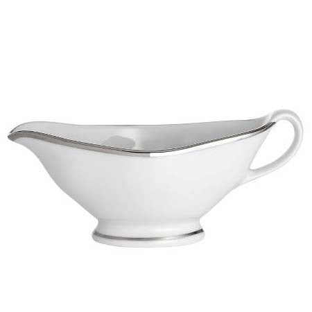 Produktbillede af Pillivuyt Bistro Sovsekande 20,5 x 9,5 cm 32 cl Hvid/Sølv i premium kvalitet