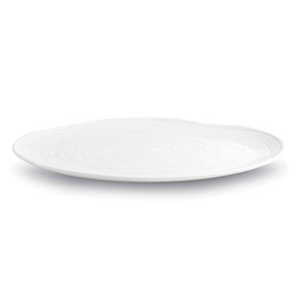 Produktbillede af Pillivuyt Boulogne Tallerken oval 36 x 26 cm Hvid i premium kvalitet