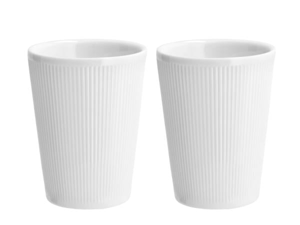 Produktbillede af Pillivuyt Eventail Termokrus 25 cl 2 stk. Hvid i premium kvalitet