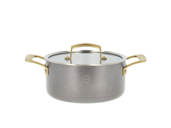 Produktbillede af Pillivuyt Gourmet Durance Gryde med låg Dia 20 cm 2,9 liter Stål i premium kvalitet
