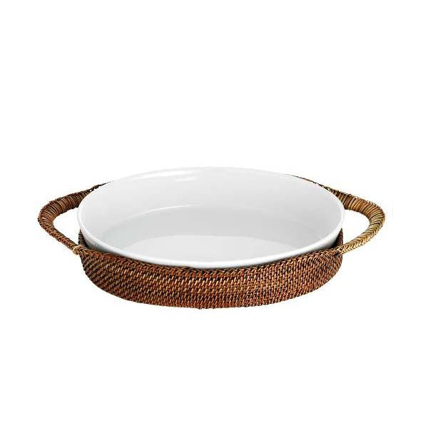 Produktbillede af Pillivuyt Kurv oval 31 x 23 cm Lys/Mørk brun i premium kvalitet