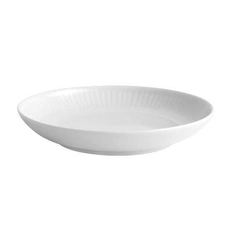 Produktbillede af Pillivuyt Plissé Asiet dyb Dia 16 cm Hvid i premium kvalitet