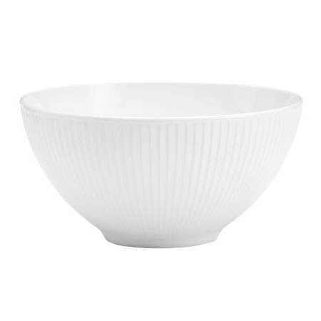 Produktbillede af Pillivuyt Plissé Skål Dia 20 cm 1,65 liter Hvid i premium kvalitet