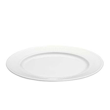 Produktbillede af Pillivuyt Plissé Tallerken flad Dia 17 cm Hvid i premium kvalitet