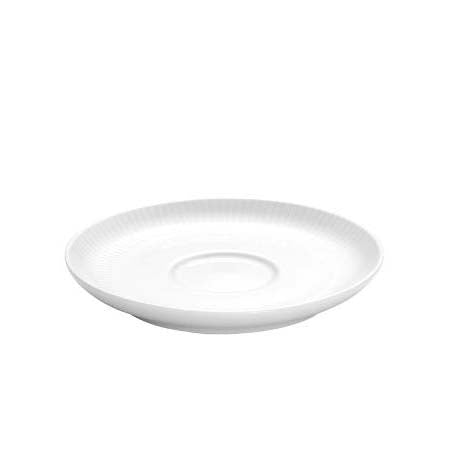 Produktbillede af Pillivuyt Plissé Underkop Dia 13 cm 9 cl Hvid i premium kvalitet