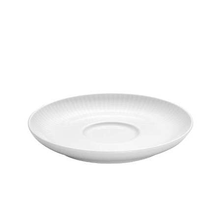 Produktbillede af Pillivuyt Plissé Underkop Dia 14 cm 18 cl Hvid i premium kvalitet