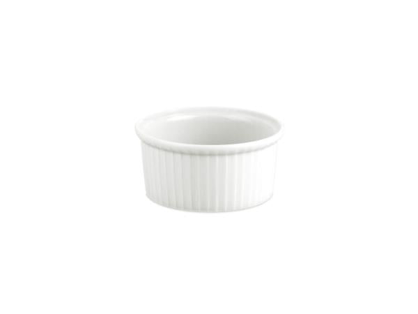 Produktbillede af Pillivuyt Serie Originale Ramekin lav nr. 2 Dia 7,6 cm 10 cl Hvid i premium kvalitet