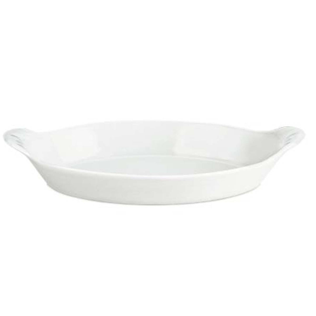 Produktbillede af Pillivuyt Serie Originale Serveringstallerken oval nr. 8 23 x 13 cm Hvid i premium kvalitet