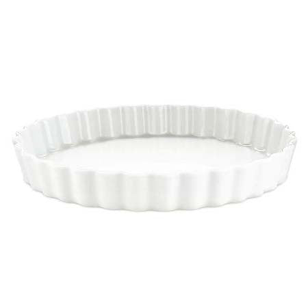 Produktbillede af Pillivuyt Tærteform nr. 8 Dia 25 x 3,7 cm Hvid i premium kvalitet