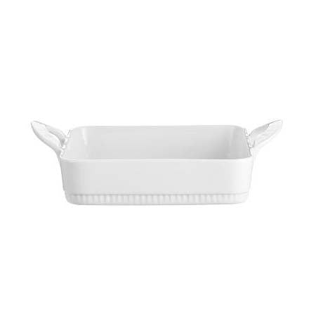 Produktbillede af Pillivuyt Toulouse Kvadratfad 17,5 x 17,5 x 4,5 cm 80 cl Hvid i premium kvalitet