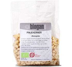 Detaljeret produktbillede af Biogan Pinjekerner Ø 75g. på tilbud