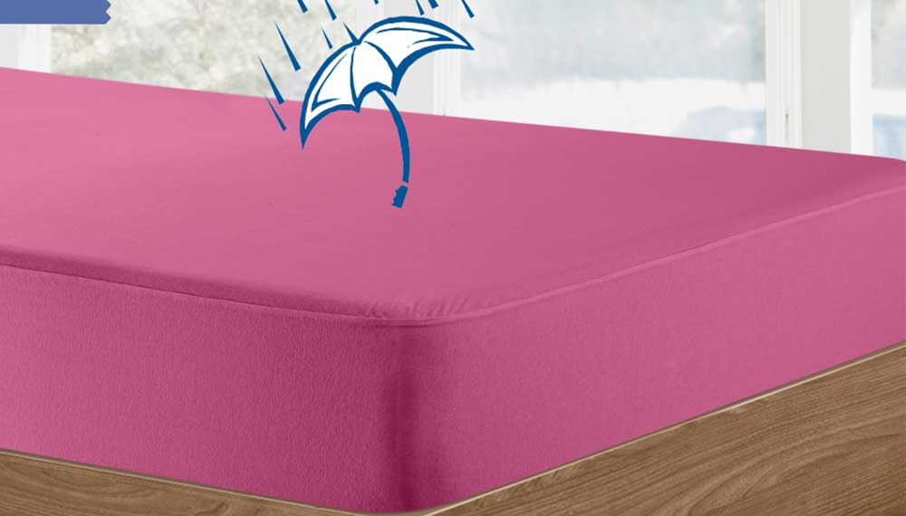 Produktbillede af Velfont Vådliggerlagen Fuchsia 70x140 Juniorseng på tilbud i høj kvalitet
