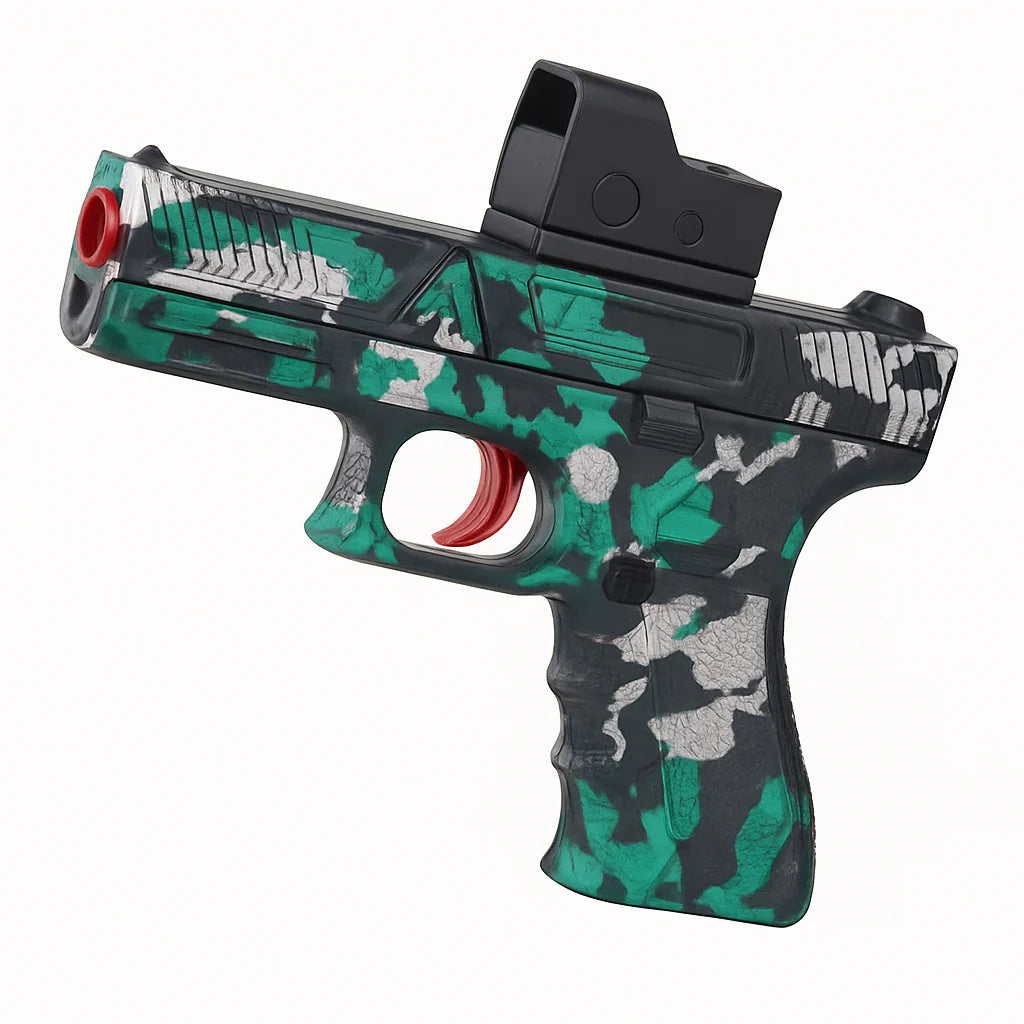 Gel Blaster Pistol inkl. gelkugler Grøn