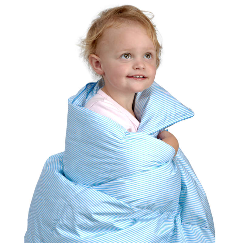 Produktbillede af Baby Royal Moskus Blue Dyne 70x100 eurodun på tilbud i høj kvalitet